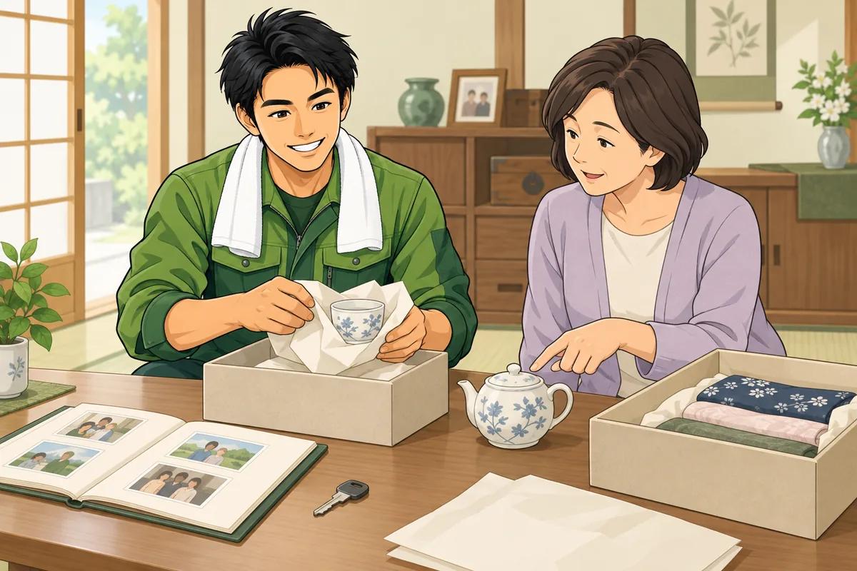 立ち会えない前提の「事前準備」でやっておくこと のイラスト