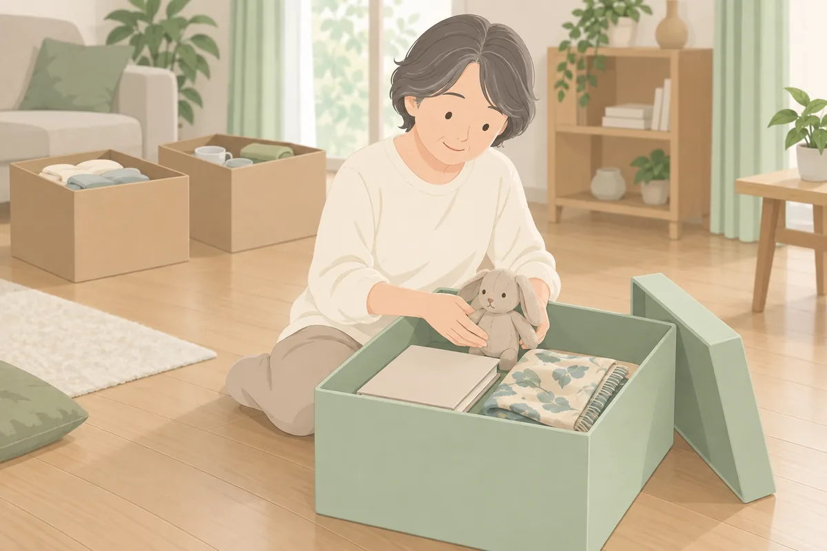 決めきれない物は「保留」に逃がす — 一人で判断を背負わない切り分け のイラスト