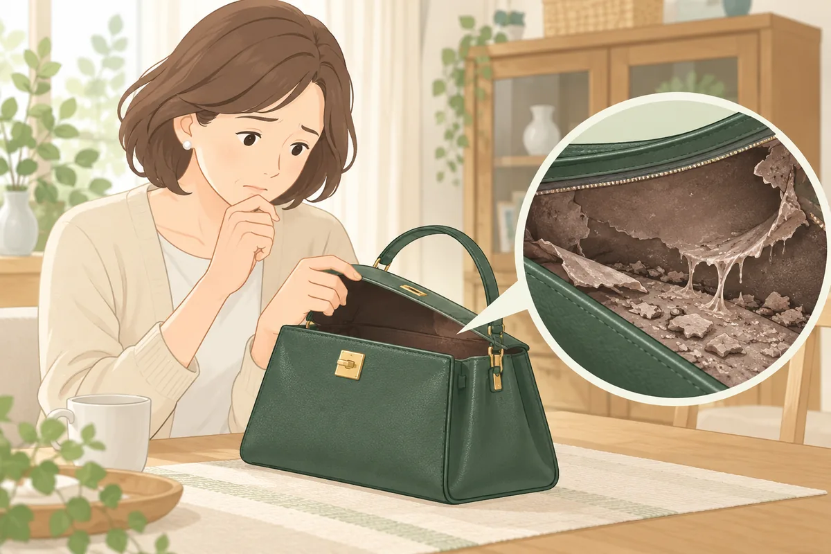 外見がきれいなのに値がつかない「加水分解」という落とし穴 のイラスト