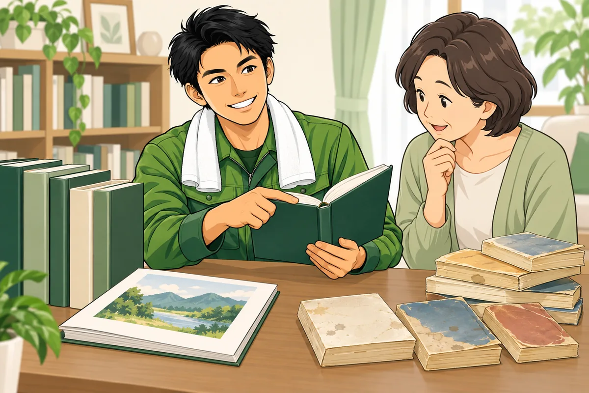 買取で値がつきやすい本・つきにくい本(古物商の査定目線) のイラスト