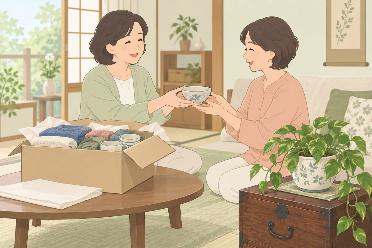 値段がつかなかった遺品を活かす3つの道 捨てるだけが選択肢ではない のイラスト