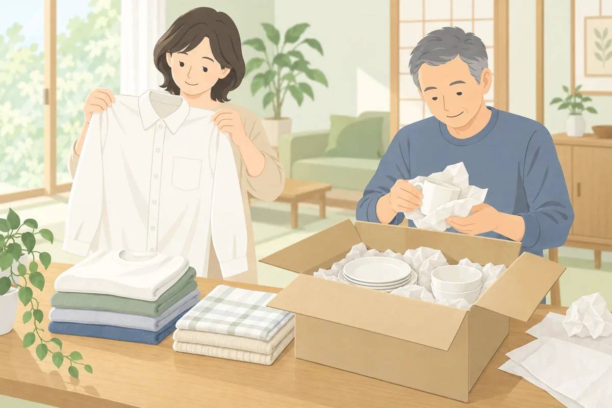「譲る・寄付する」に回すときの確認ポイント のイラスト