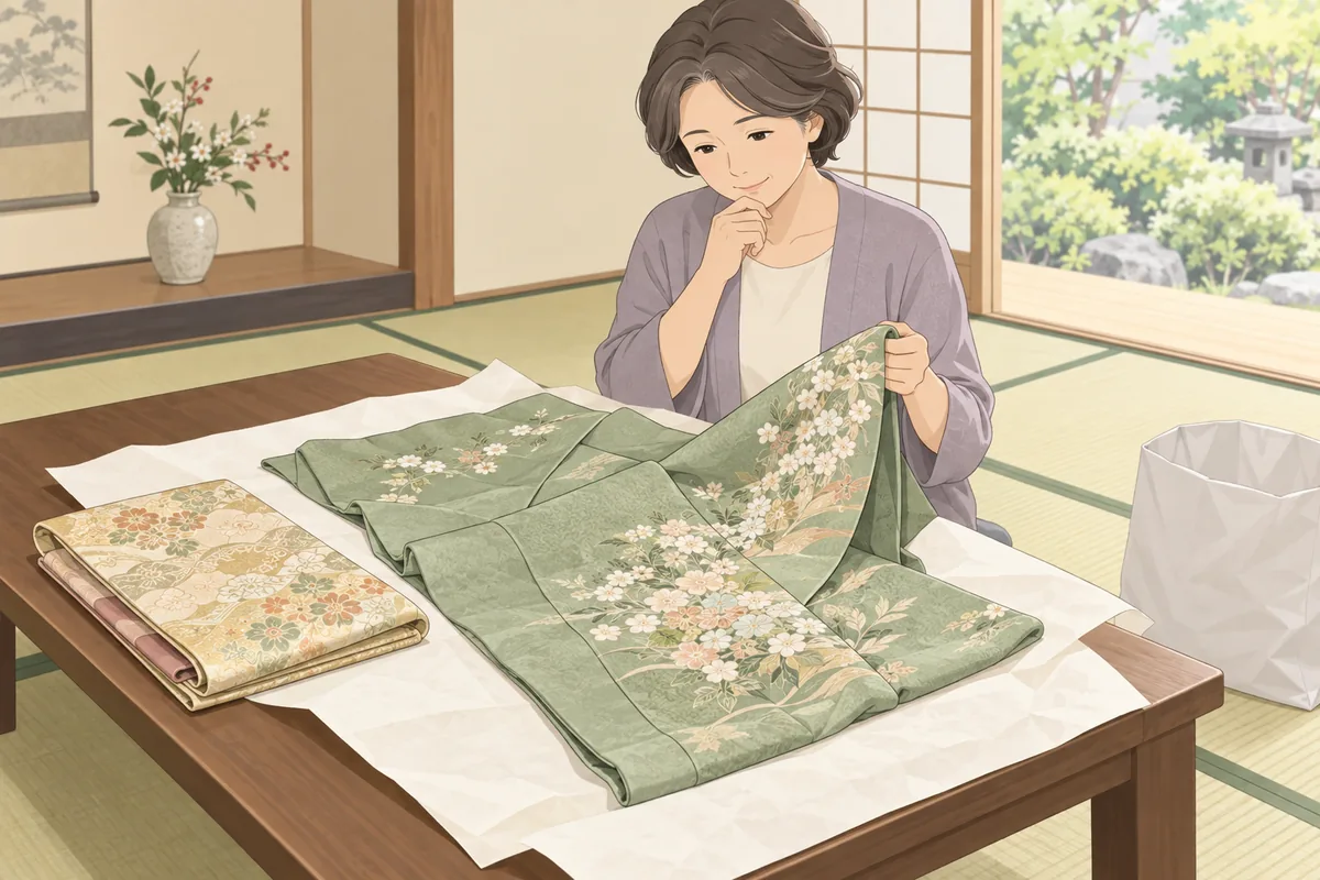 遺品の着物は「価値がわからない」まま捨てないほうがよい理由 のイラスト