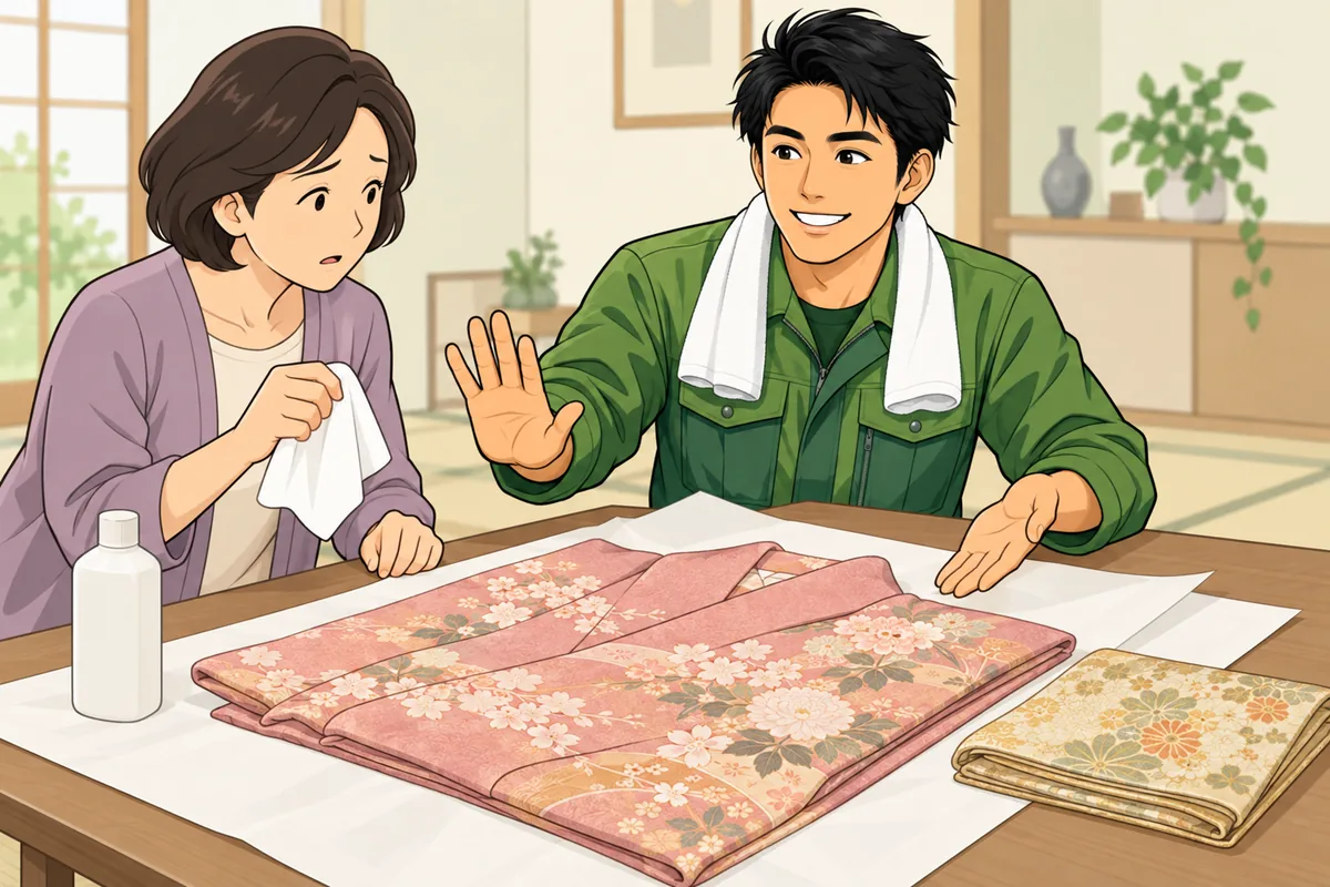 査定額を下げないために「捨てる前」にやってはいけないこと のイラスト