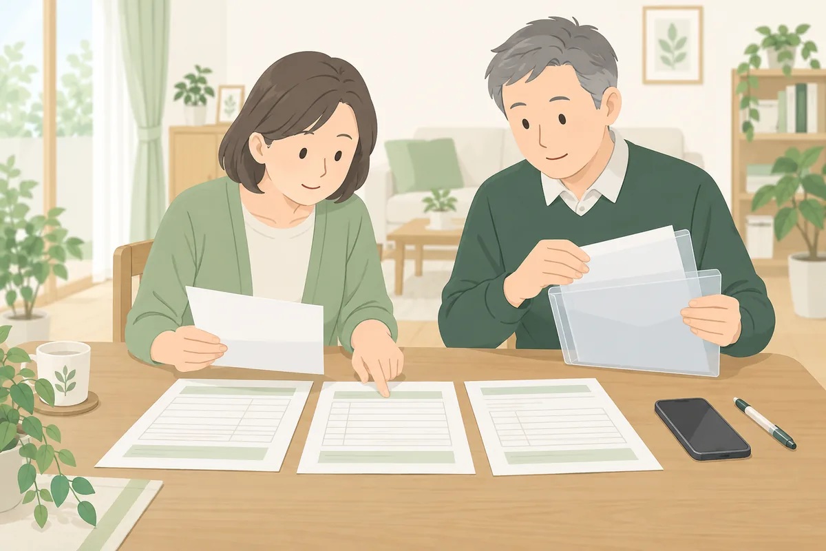 契約前にできる3つの防衛策 のイラスト