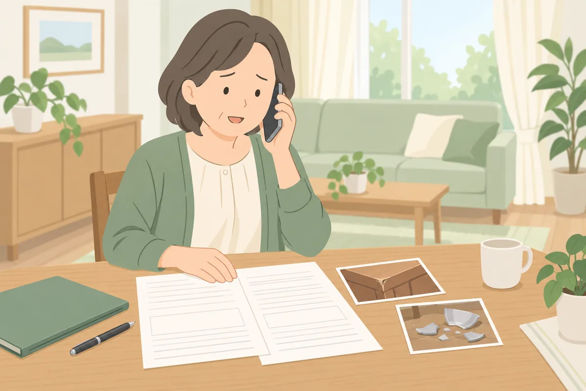 もしトラブルに遭ってしまったら のイラスト