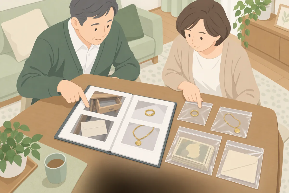 兄弟に疑われないための「説明できる形」の残し方 のイラスト