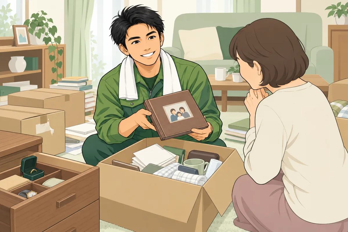遺品整理で間違って処分されやすい場面 誤処分は3パターンに集中する のイラスト