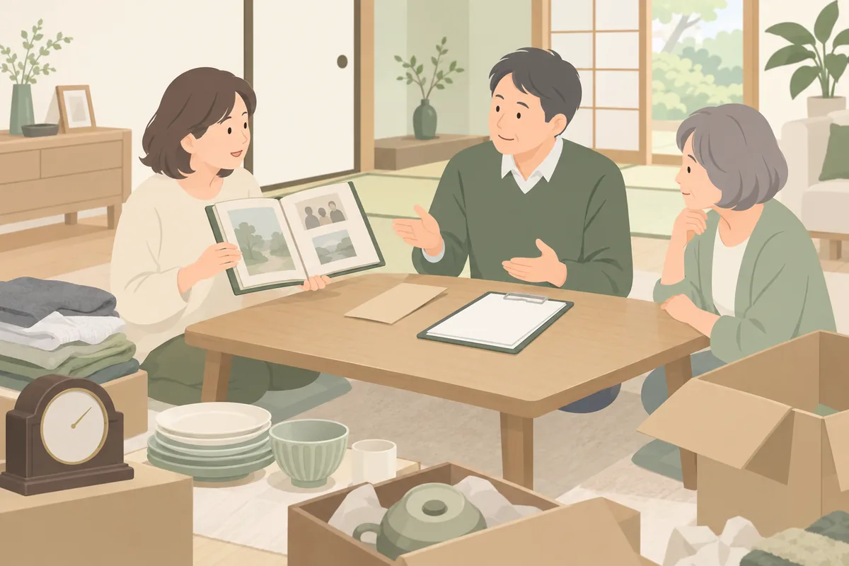 揉めやすいポイントと、事前に決めておきたいこと のイラスト