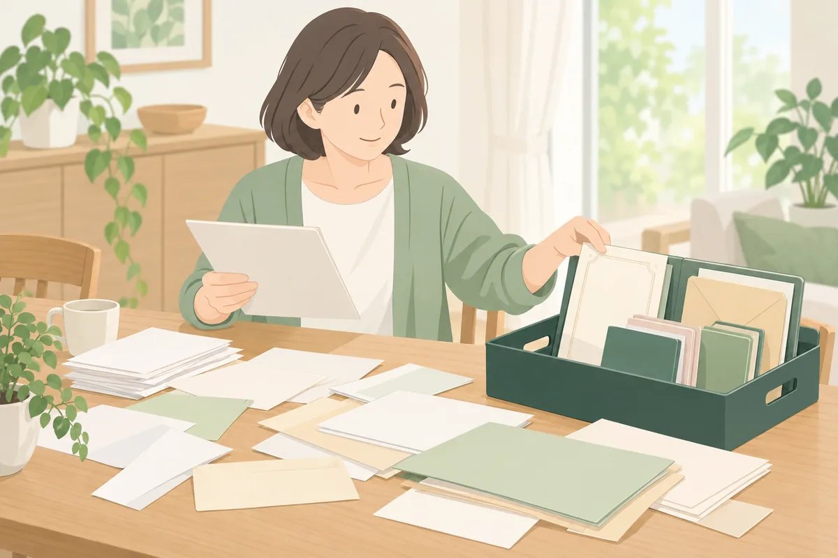 遺品整理で捨てると困る「重要書類」はどれ?まず逃がすべき紙類一覧 のイラスト