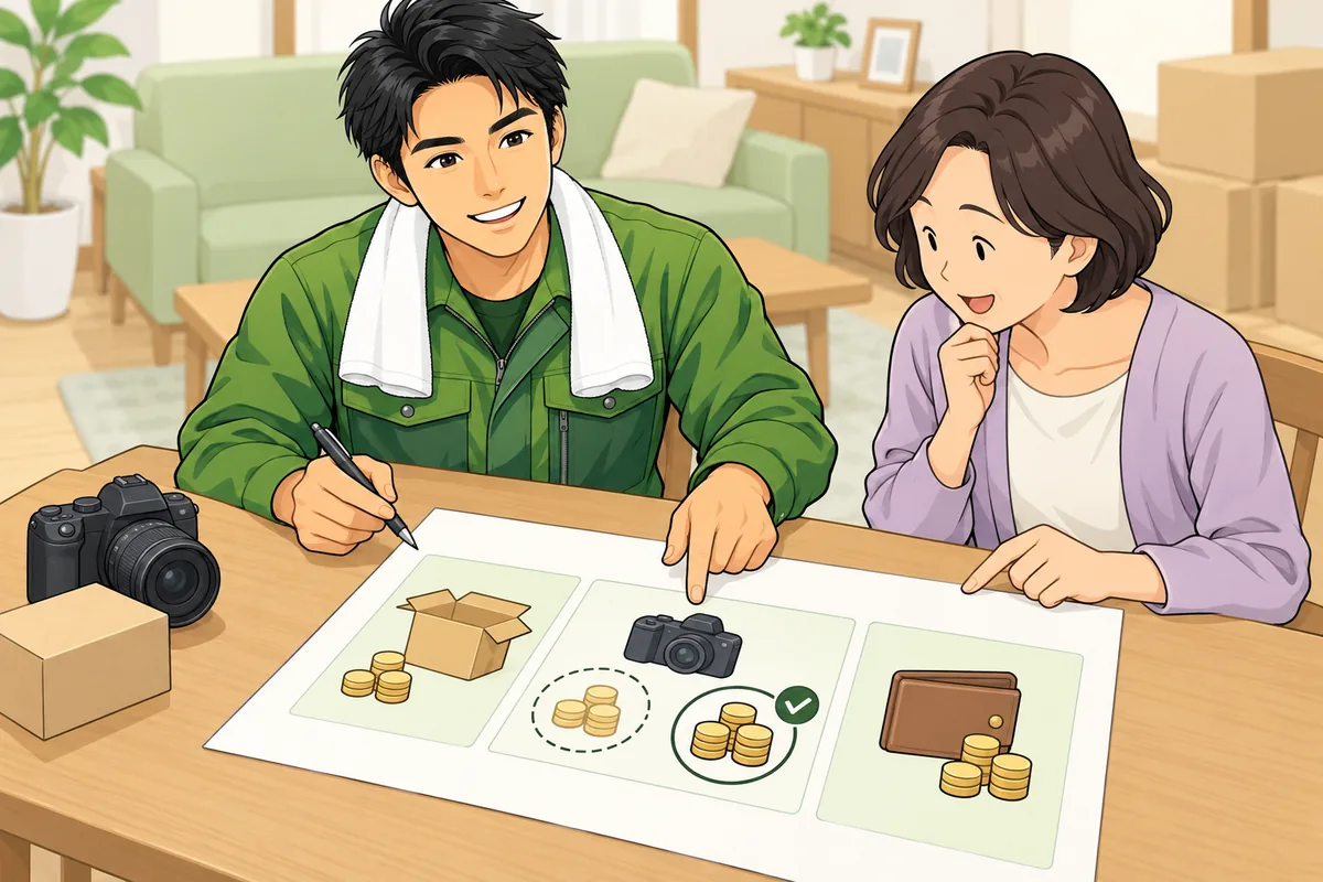 見積書で相殺を確認する3つのポイント 買取額は「概算」か「確定」か のイラスト