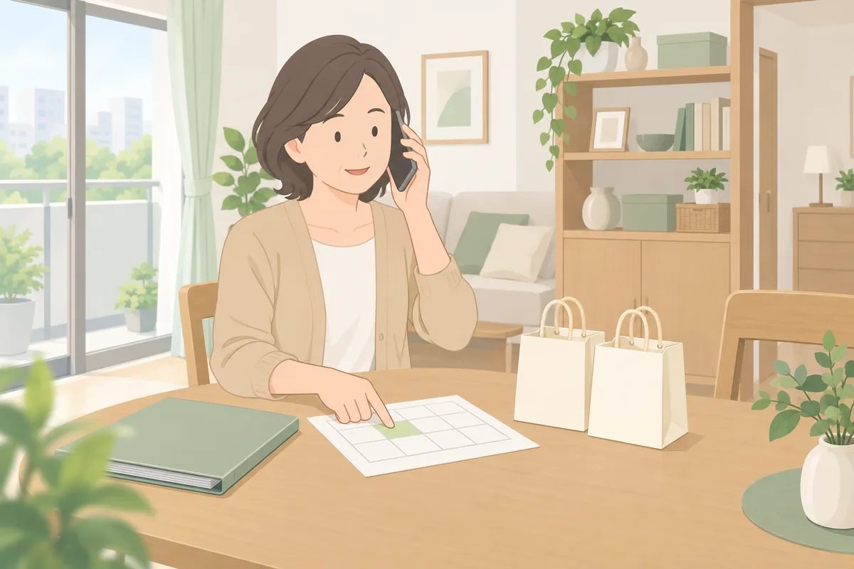 管理会社・管理組合への事前連絡と、挨拶のタイミング のイラスト