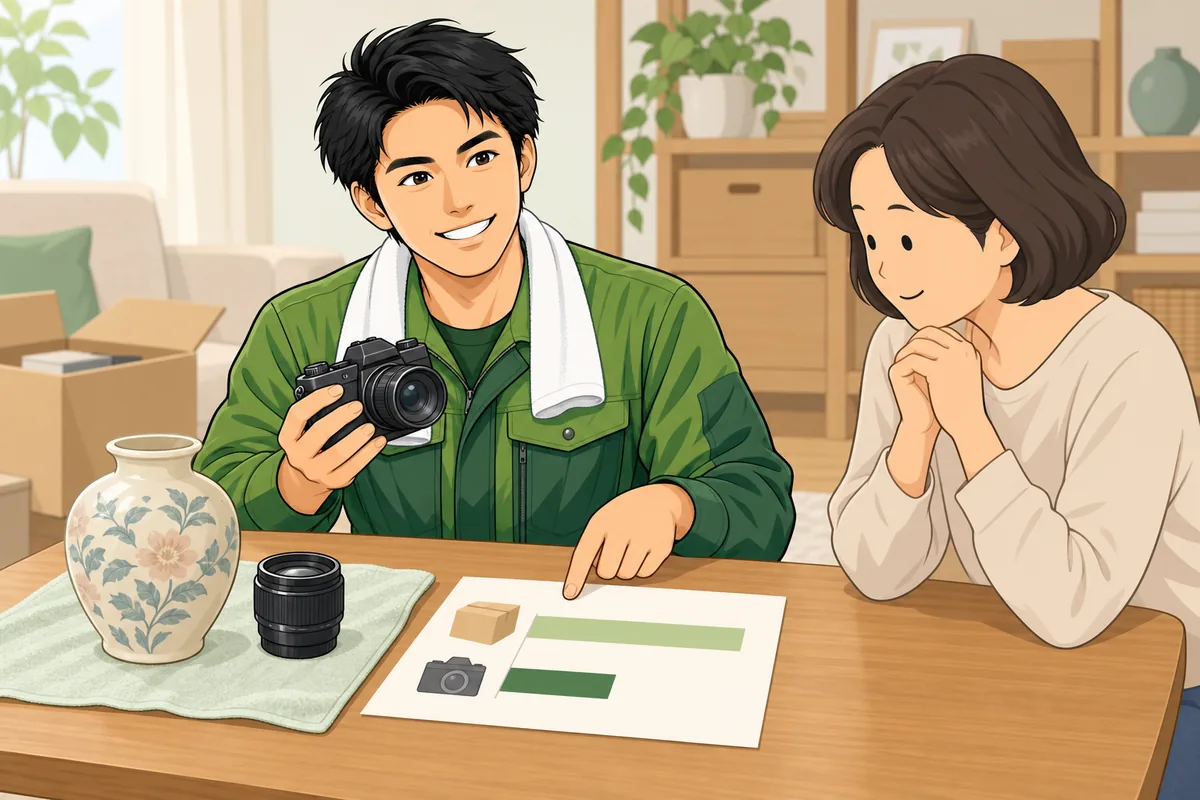 「買取」が入ると見積もりはどう変わるのか 古物商だから書ける査定の話 のイラスト