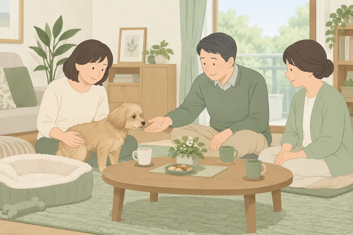 残されたペットの引き取り先 急いで決めなくていい選択肢 のイラスト