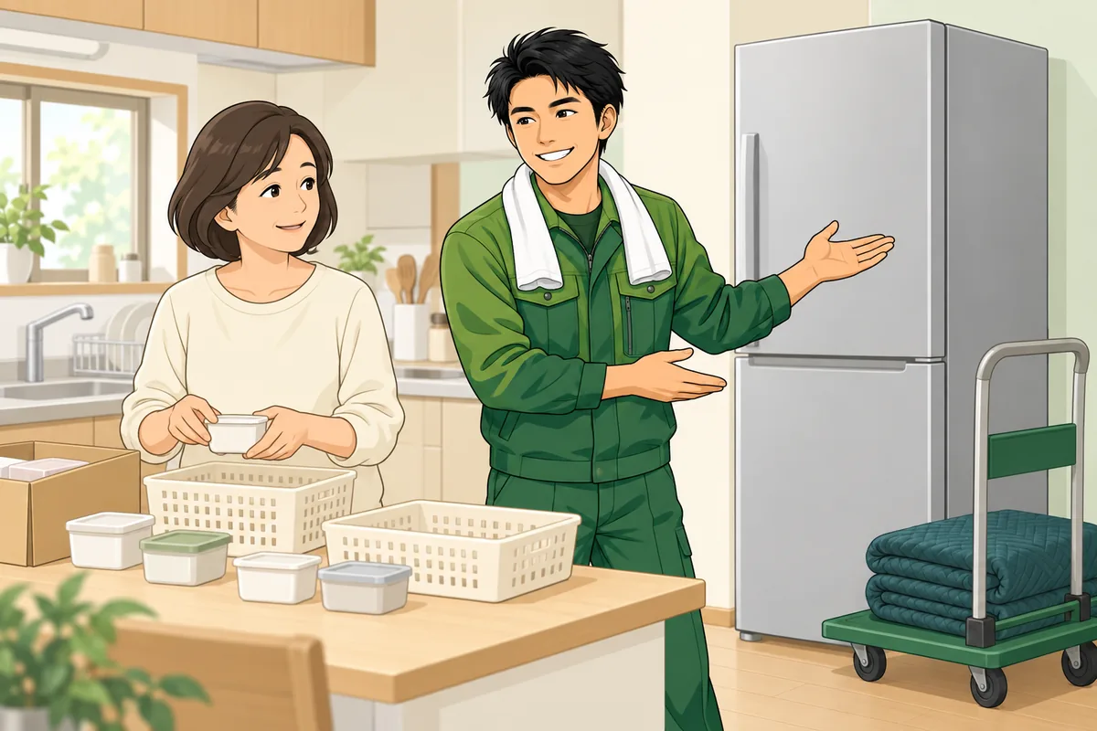 自分でやる範囲と、業者に任せる範囲の線引き のイラスト