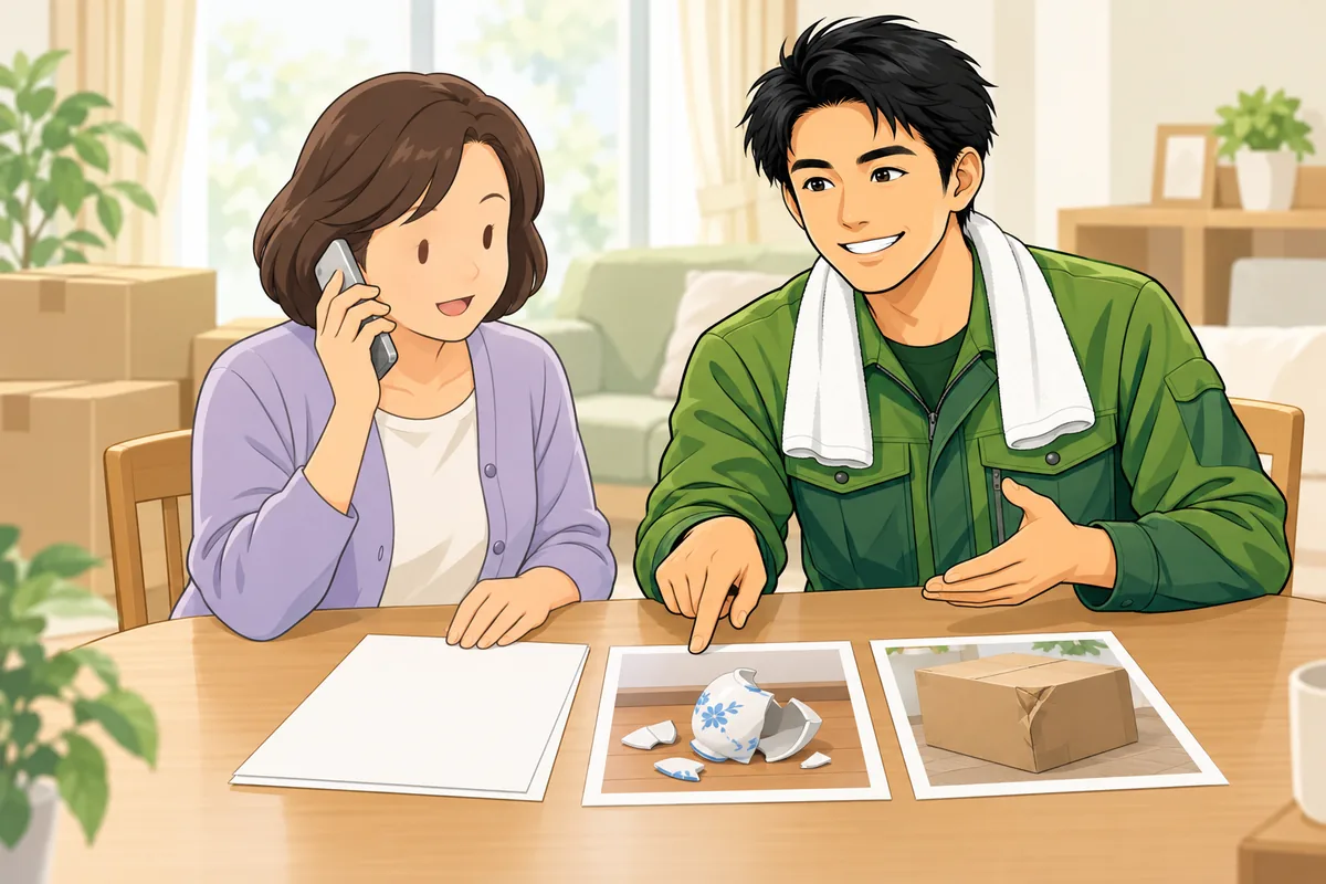 消費生活センター（188）への相談の流れと伝え方 のイラスト