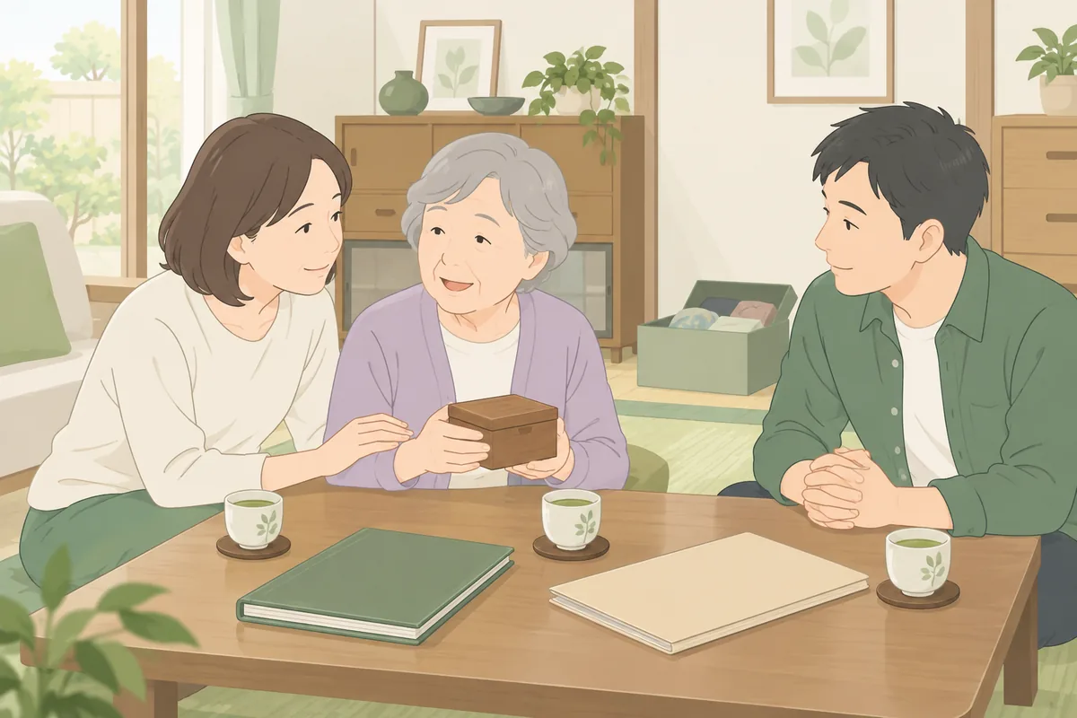 母親が存命でも進めていい？親族への配慮の考え方 のイラスト
