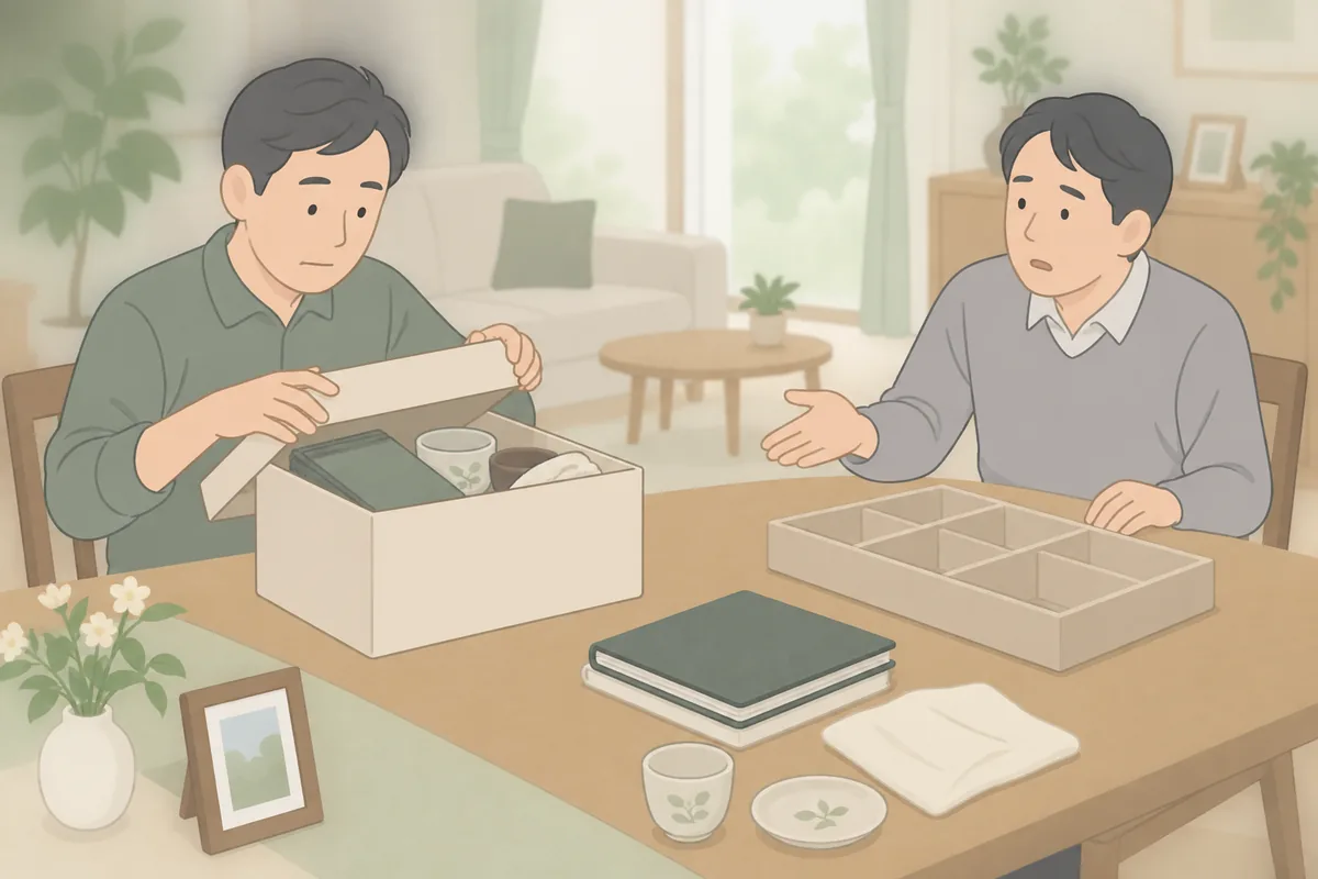 揉める原因は物の価値より「進め方の不透明さ」 のイラスト