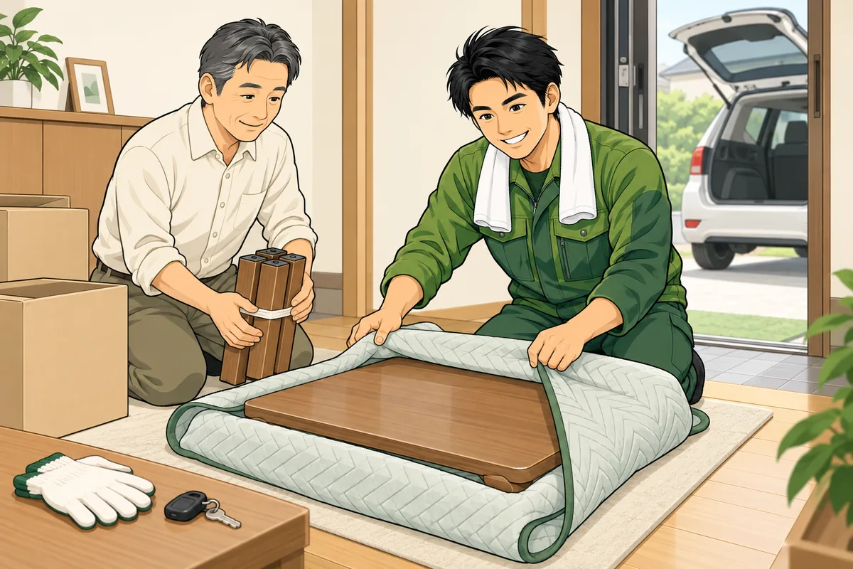 急ぐなら「自己搬入」:手順と向く人・向かない人 のイラスト