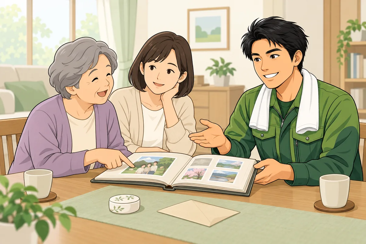 親がまだ存命の実家じまいは「処分を決めること」ではない のイラスト
