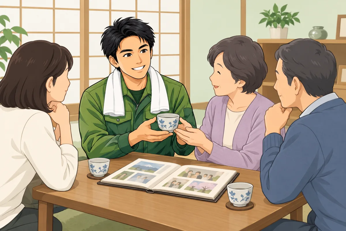 親と親族への声のかけ方——「勝手に処分した」と言わせない のイラスト