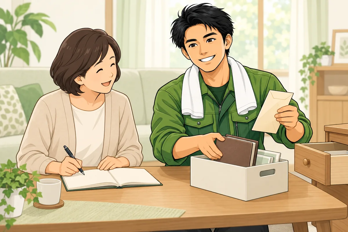 いきなり全部埋めると挫折する―片付けと連動して少しずつ のイラスト
