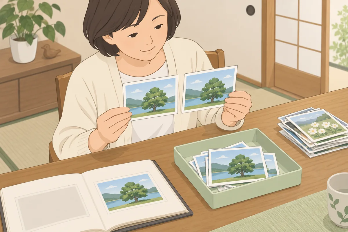 手が止まらない「順番」——まず明らかな重複から減らす のイラスト