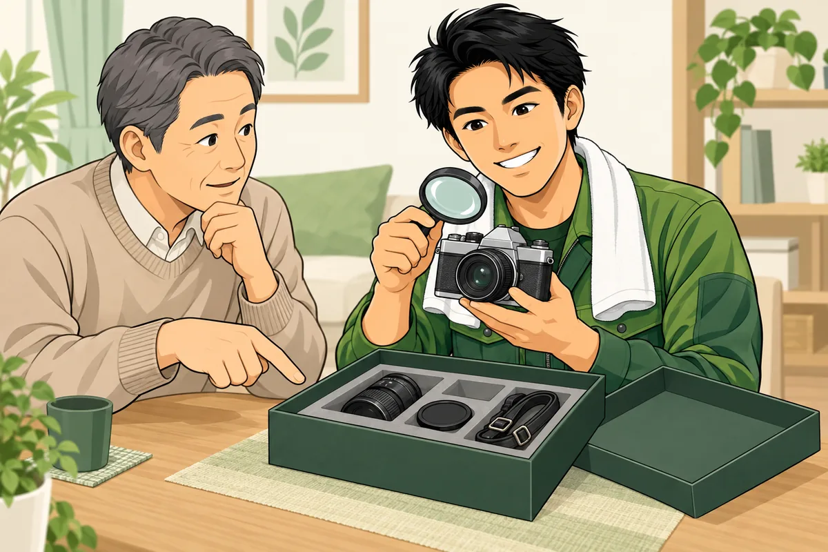 「価値の分かる買取に回す」品を見極める目安 のイラスト