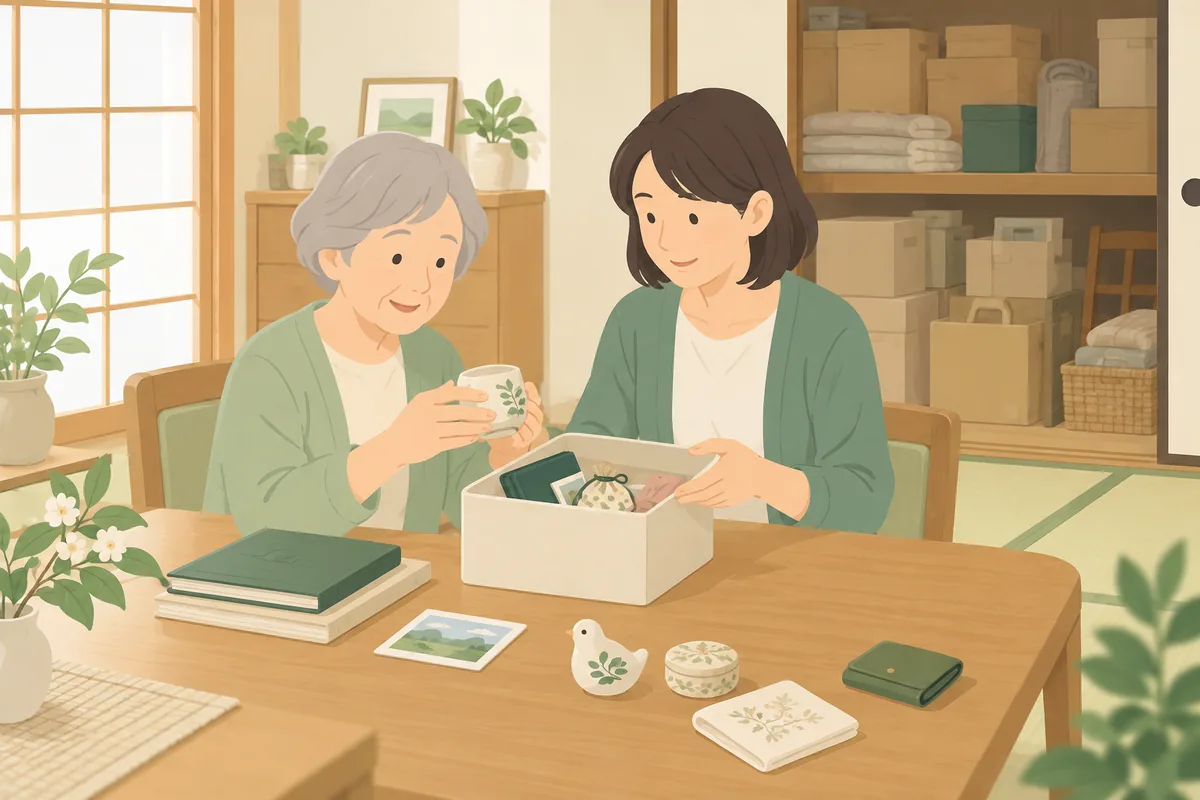 生前整理と遺品整理は費用も負担もこう変わる のイラスト