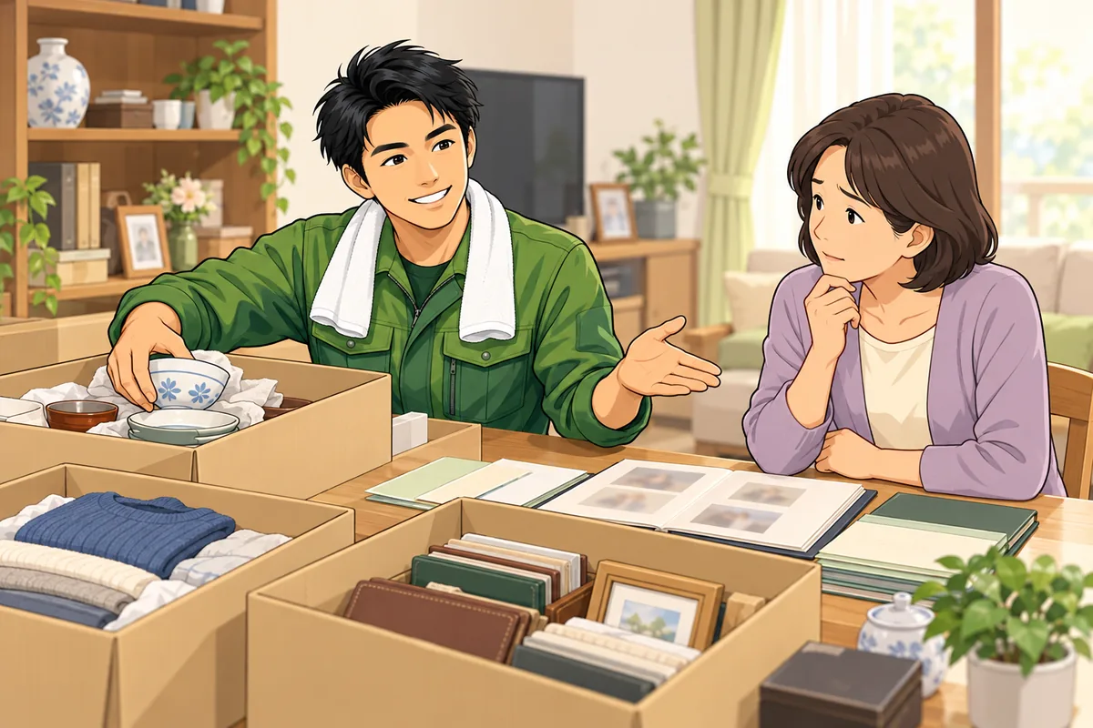 順番を間違えると揉める2つのパターン のイラスト