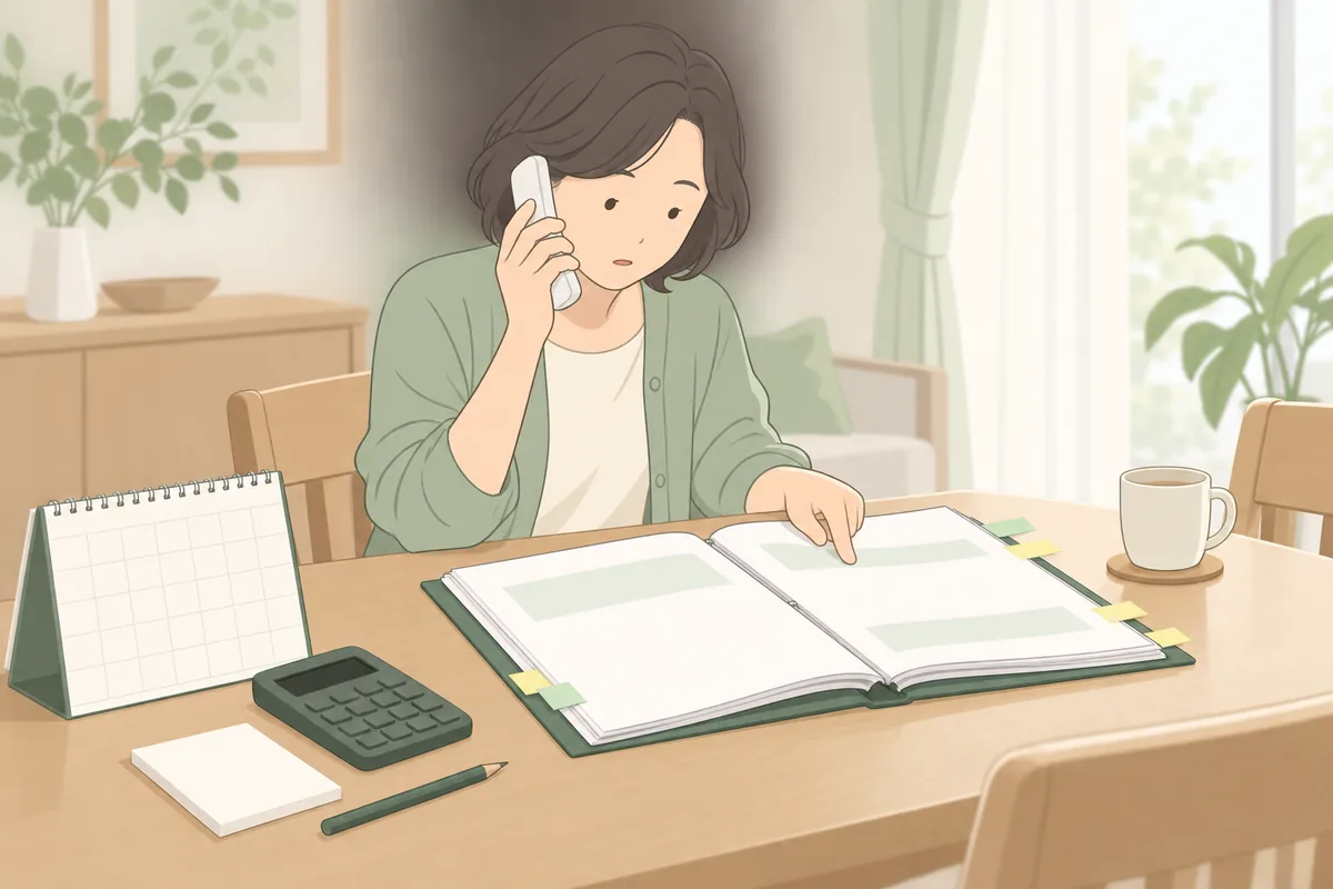 退去期限と日割り家賃は契約書のどこを見る?施設に聞くべき質問リスト のイラスト