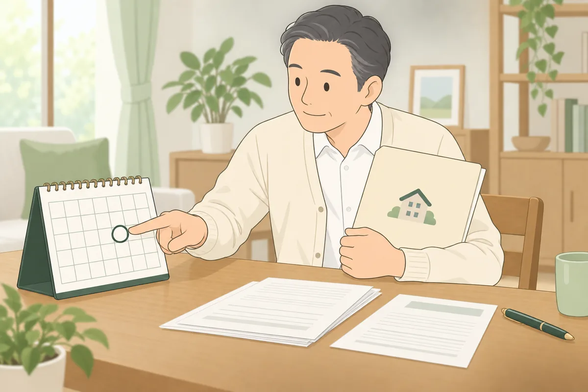 相続登記・名義変更はいつまで? 2024年4月から申請が義務化 のイラスト