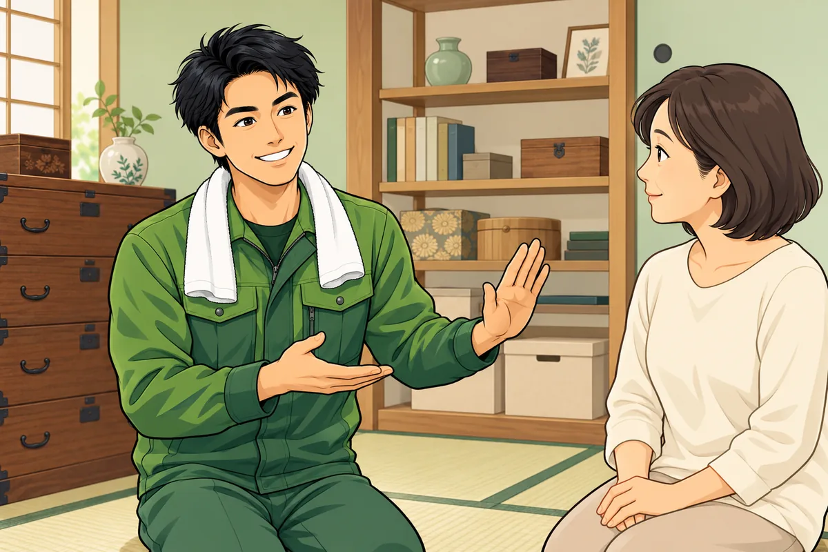 相続放棄を検討しているなら、片付けに手をつけない のイラスト